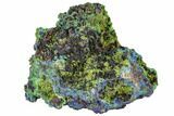 Sparkling Azurite and Malachite Crystal Cluster - Morocco #104393-1